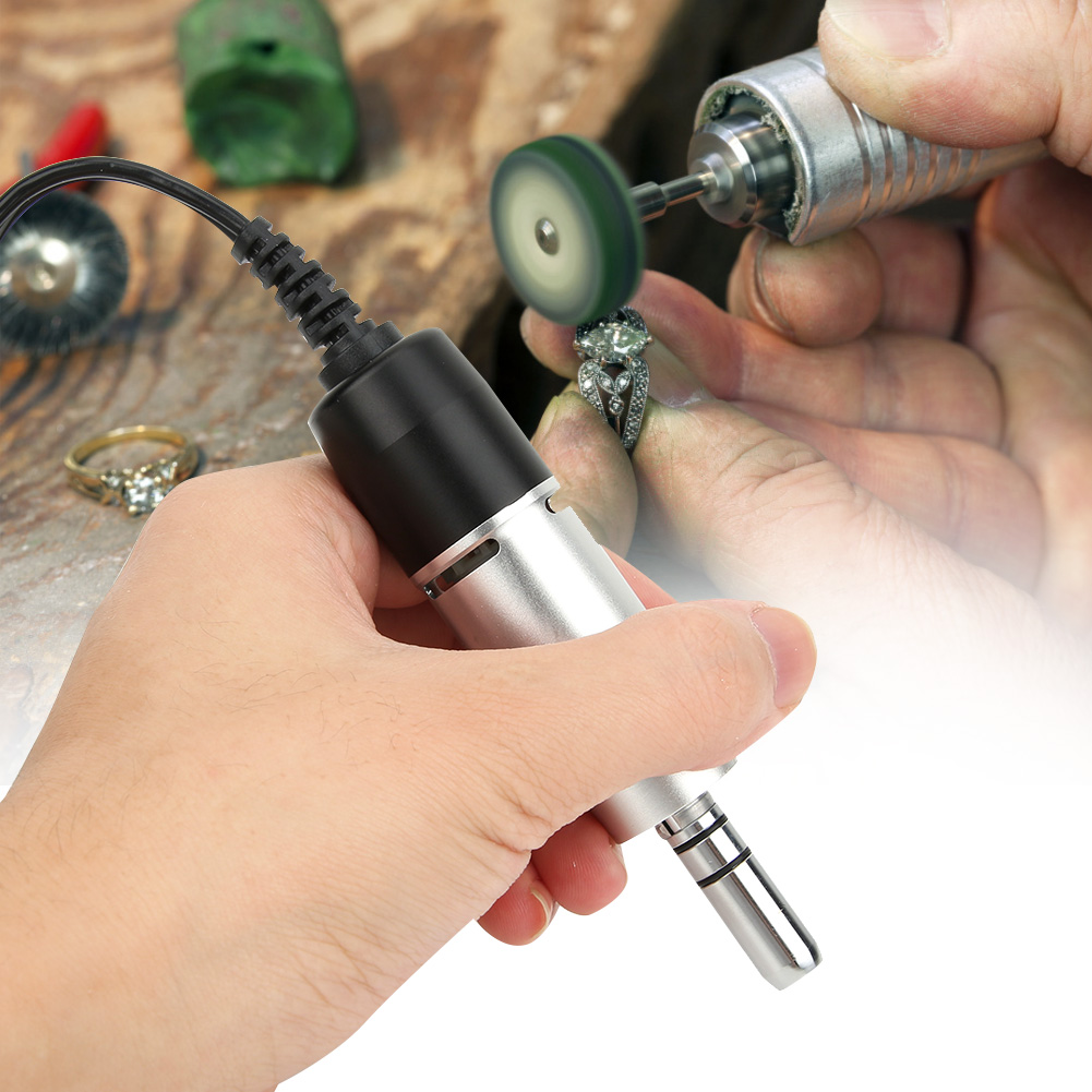 E-förmiger 35.000-u/min-mikromotor Für Dentallabore Und Schmuckherstellung, Poliermikromotor-handstück, Elektrischer Nagelbohrergriff
