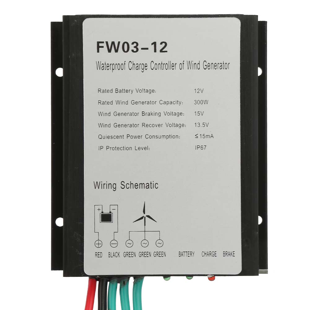 Fw03-12 Ip67 Wasserdichter 12v Windgenerator-laderegler