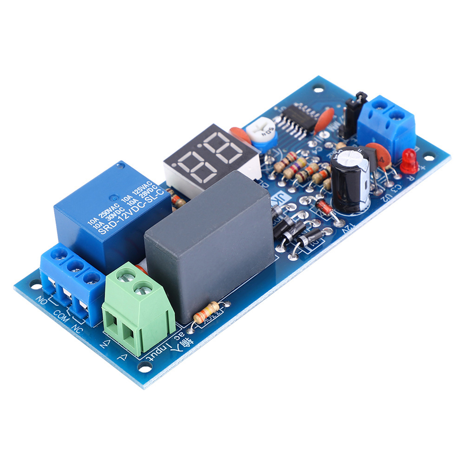 220 V Ac Verzögerungsrelaismodul, Zeitbereich 1-99 Sekunden / 1-99 Minuten