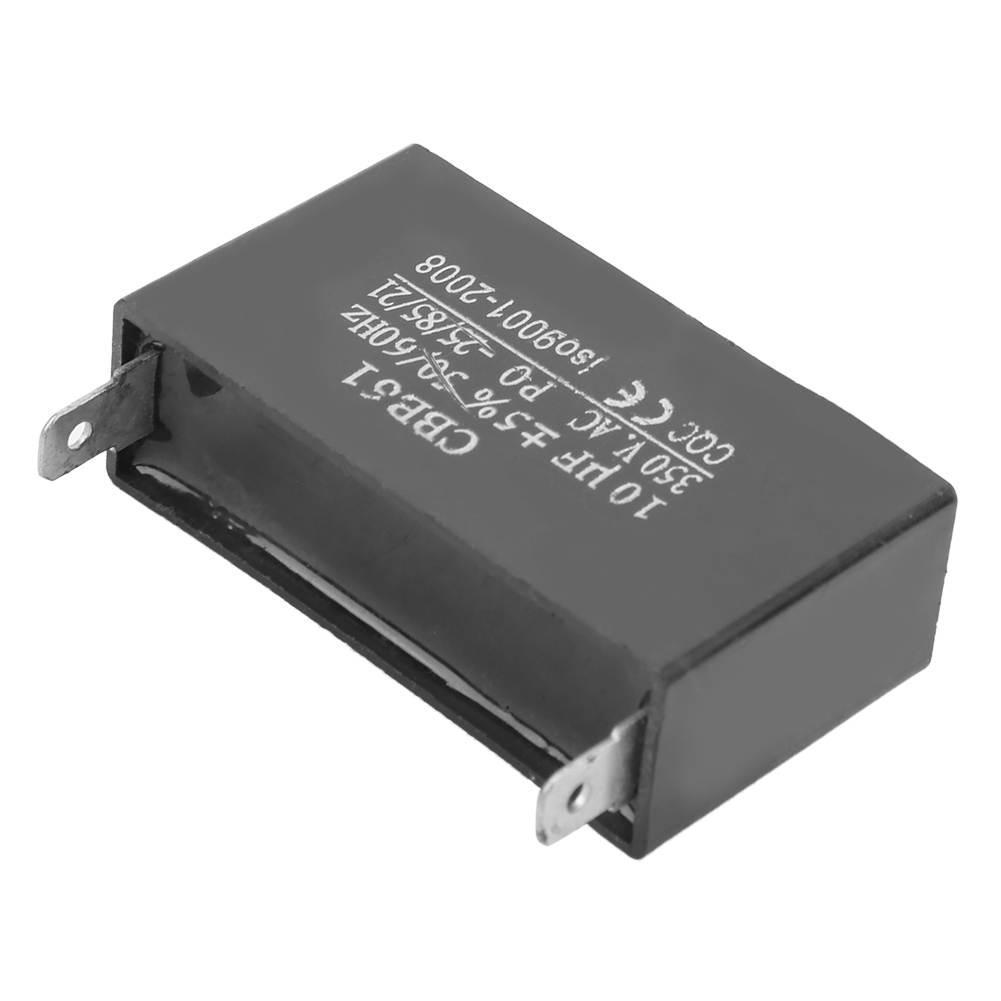 Anlaufkondensator Cbb61 Für Lüftermotoren, Kunststoffkondensator, 350 V Ac, 10 Μf ± 5 %, 50/60 Hz