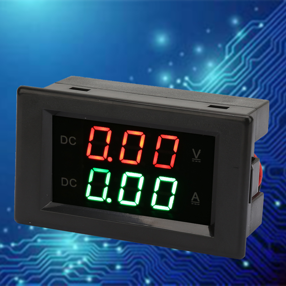 Yb4835va Dc0100v 20a Dual-display Integriertes Spannungs- Und Strommessgerät