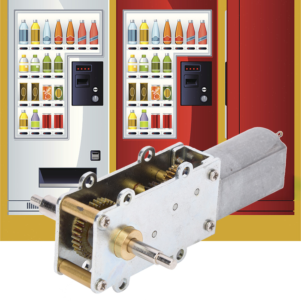 Schneckengetriebemotor, Elektromotor Für Elektrisches Spielzeug, Drehzahlreduziermotor, Gleichstrom 3–24 V, Für Vielseitige Anwendungen, 59 U/min