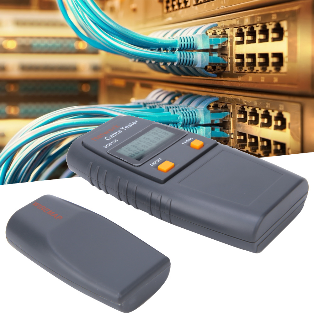 Sc6106 Lan-netzwerkkabeltester, Kabelsuchgerät Mit Lcd-anzeige