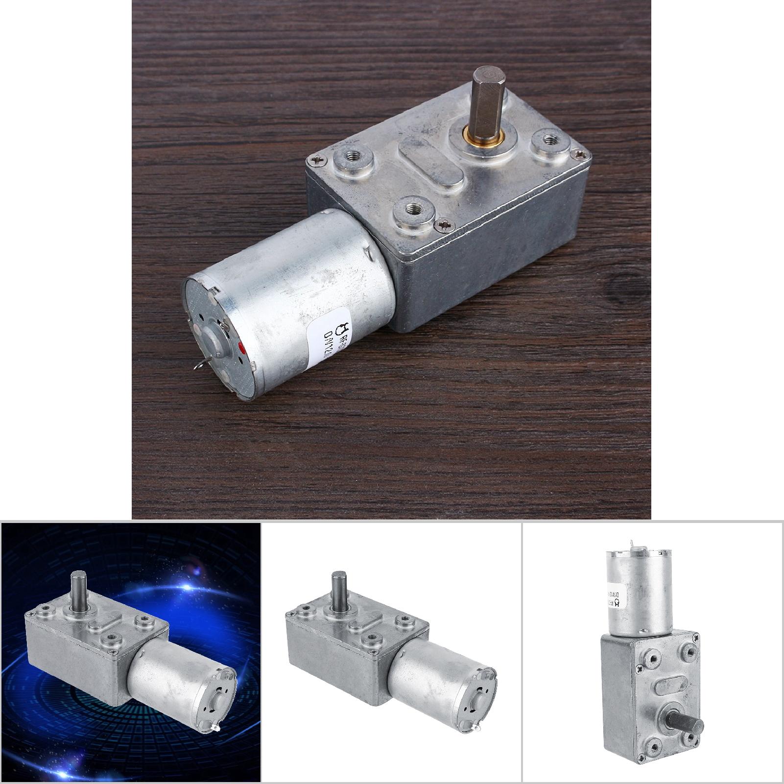 12-v-gleichstrom-turbinenmotor Mit Metallgetriebe Und Hohem Drehmoment, Schneckengetriebe, 3 U/min