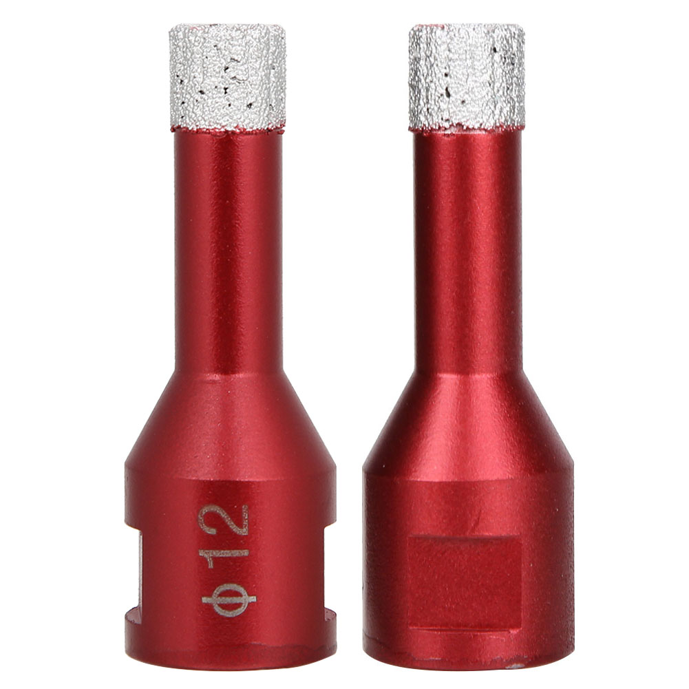 2 Diamant-lochsägenaufsätze Mit M14-innengewinde, Winkelschleiferzubehör Für Keramikfliesen 12 Mm