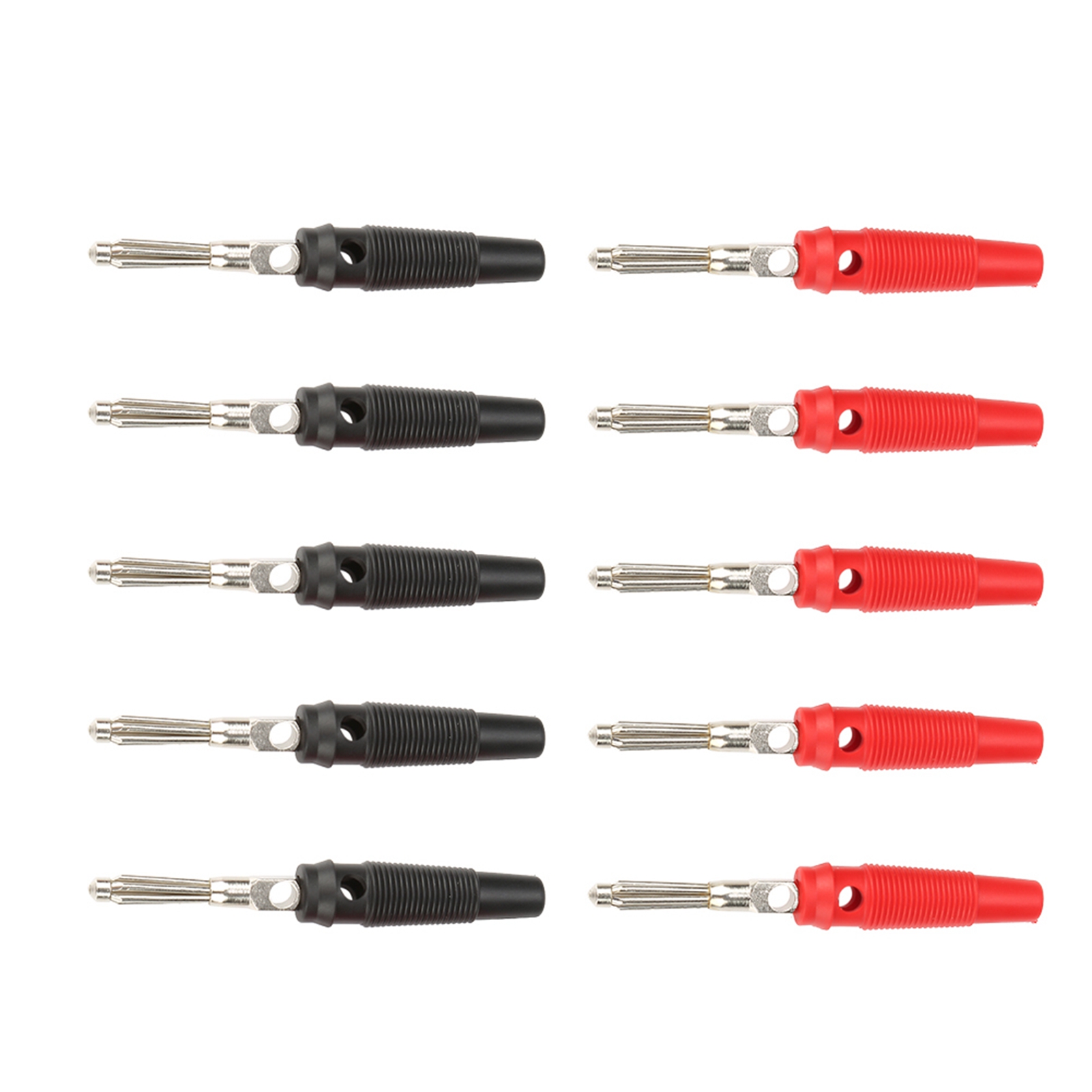 P3008 10 Stück 4 Mm Bananenstecker Für Messspitzen Von Lautsprecherverstärkern