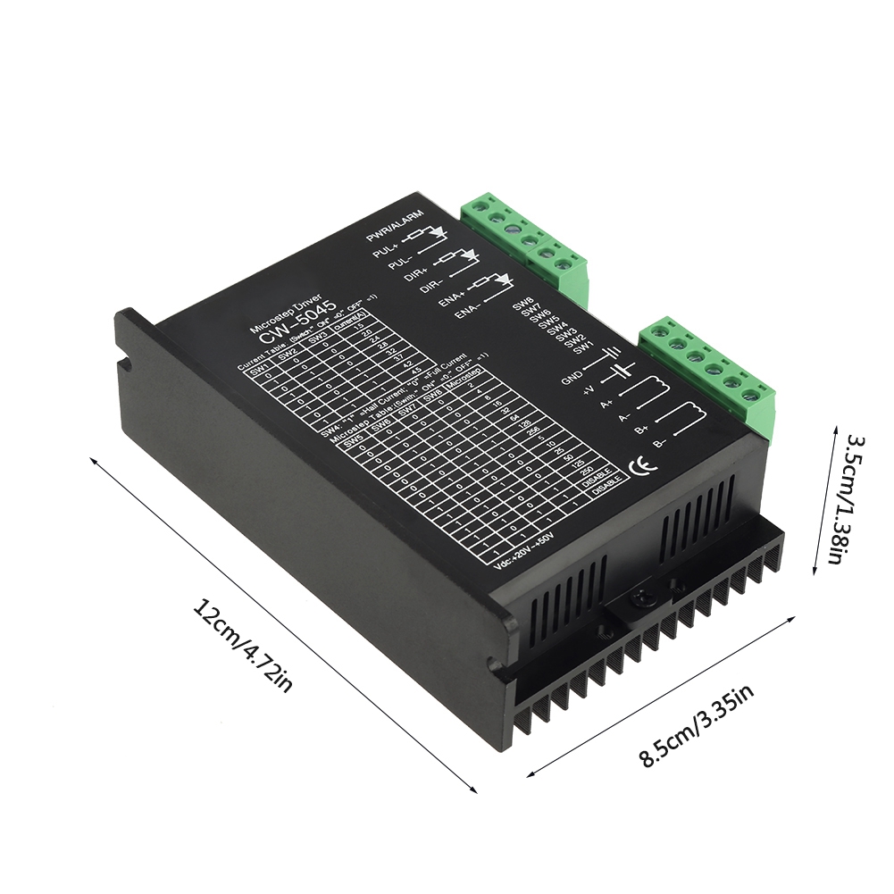 1 Stück Cw-5045 4,5a 24v-50v Dc Schrittmotor-mikroschritttreiber Für Cnc-hybridmotoren