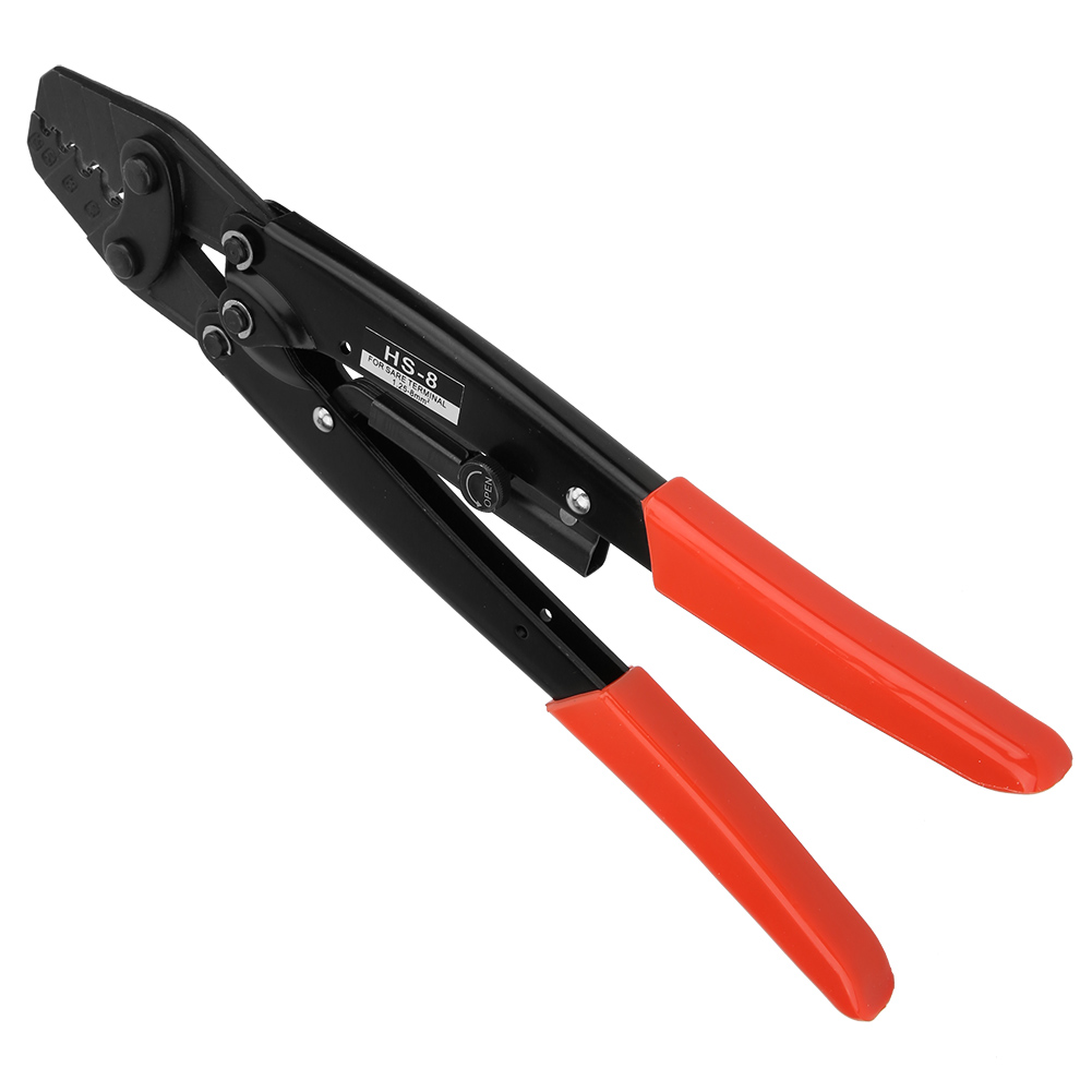 Hs-8 Crimpzange, Manuelles Crimpwerkzeug Für Aderendhülsen Mit Einem Durchmesser Von 1,25–8 Mm (17–8 Awg)