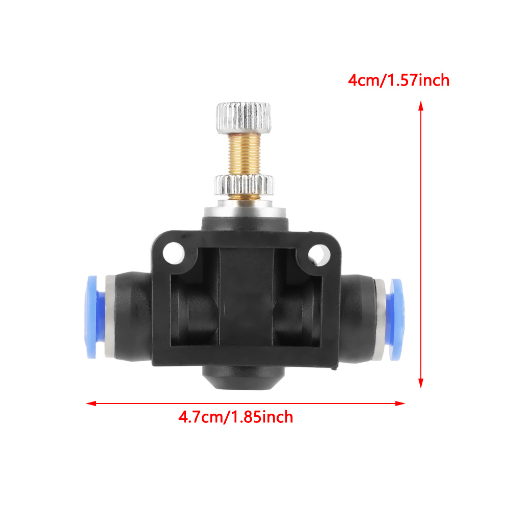 Stück/set Push-in-drehzahlregler, 6-mm-anschluss Für Pneumatische Luftstromregelung
