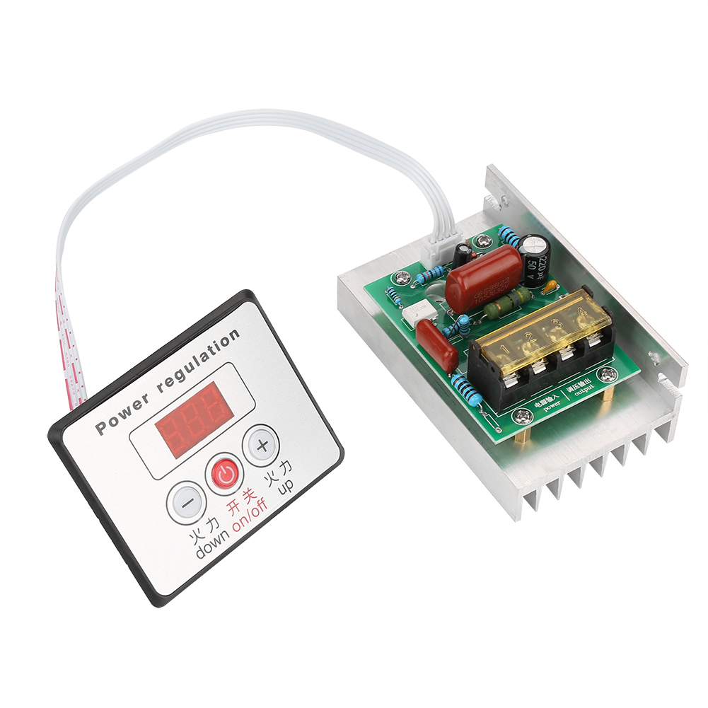 Elektronischer Drehzahlregler Ac220v 8000w Leistungsstarker Scr-drehzahlregler Motorsteuerung