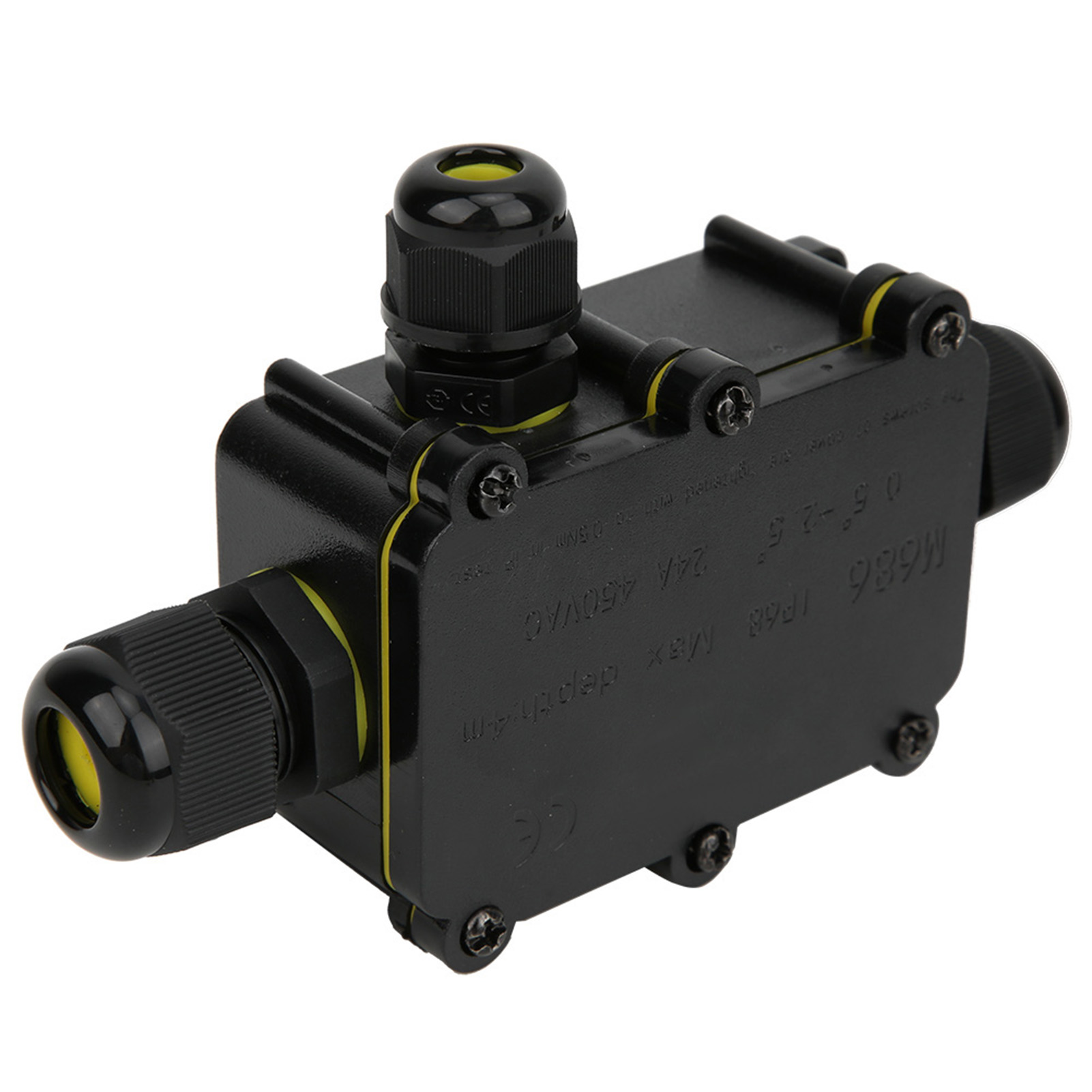 Ip68-kunststoff-anschlussdose, 5 M Unterwasser, Elektronische Anschlussdose T100 450vac 24a Ul94v-2