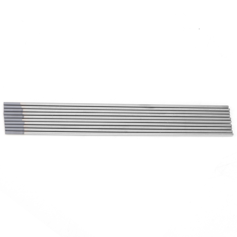 10 Wc20 Cer-wolfram-elektroden, Graue Spitze Für Dc-wig-schweißgeräte (2,4 X 150 Mm)