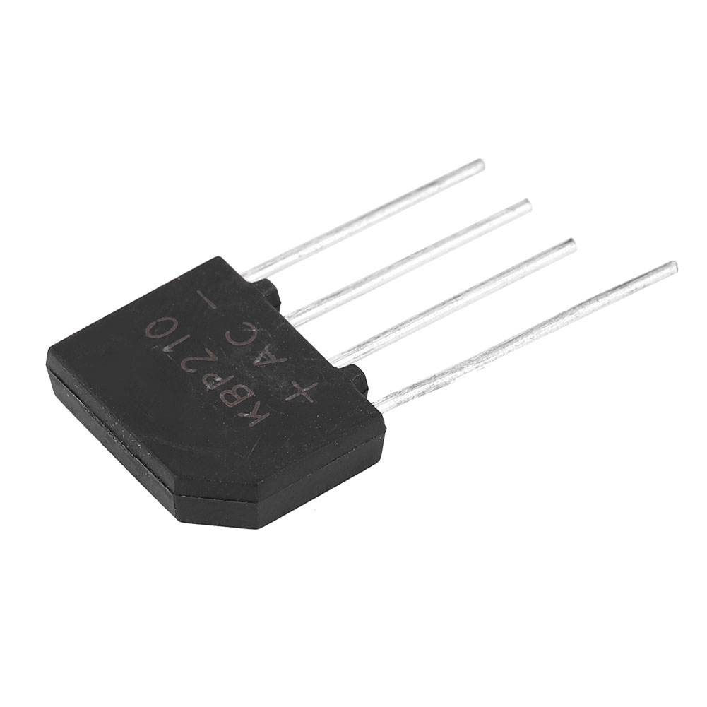 2a 1000v Diodenbrücke Kbp210 Flachgleichrichterbrücke Für Elektronische Schaltungen (5 Stück)