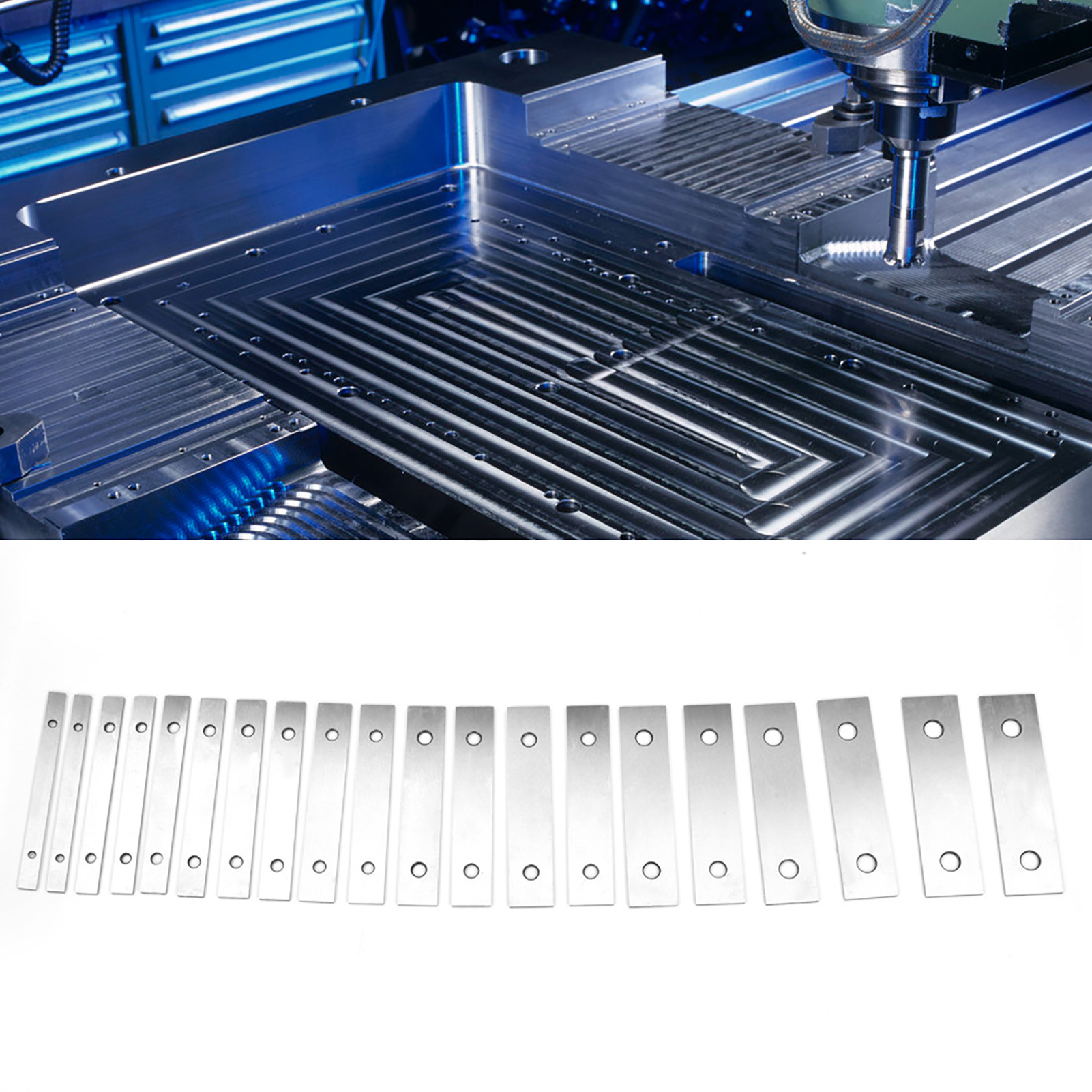 10 Paare Paralleler Stücke, Einstellbar Auf 0,0005 Zoll, 1/8 Zoll Stahl-parallelset