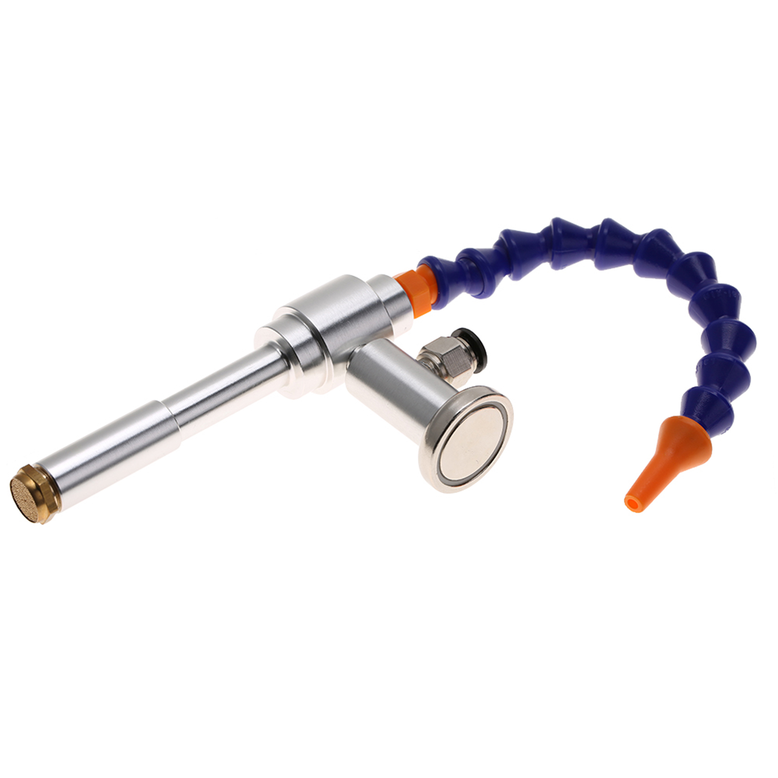 130 Mm Vortex Kaltluftpistole Für Trockenkühlung Mit Flexiblem Schlauch (08 + Magnetfuß)