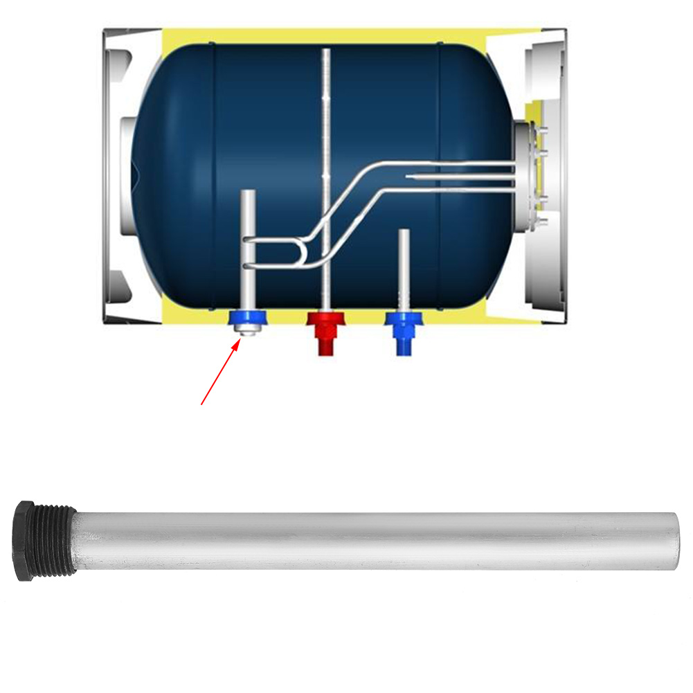 Stück Korrosionsbeständige Magnesiumlegierungsanode Für Warmwasserbereiter 232767 Npt3/421235mm