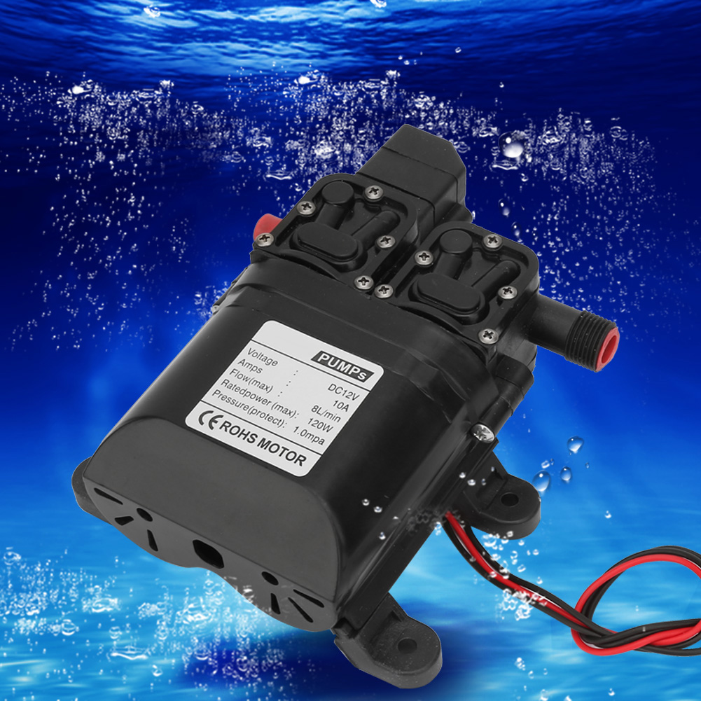 12v Dc 120w Hochdruck-selbstansaug-membranwasserpumpe Mit Automatischem Druckschalter