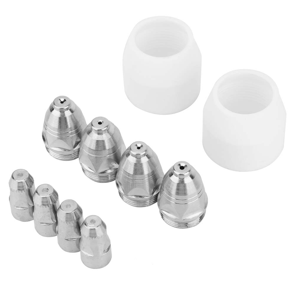 P80 10-teiliges Elektrodendüsen-set Für Plasmaschneidbrenner (seidenelektrodenspitze)