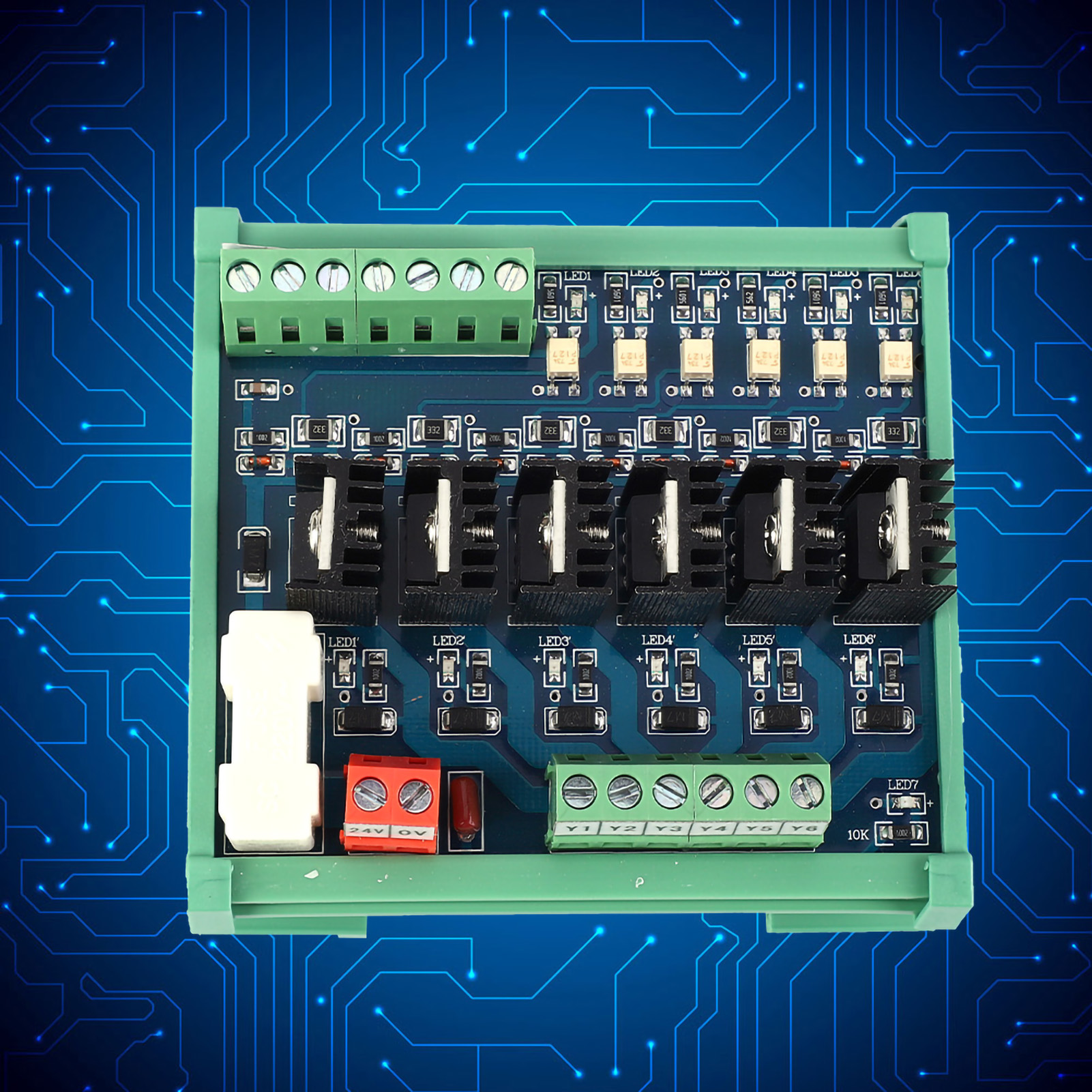 6-kanal-sps-gleichstromverstärker-transistor-ausgangsplatine
