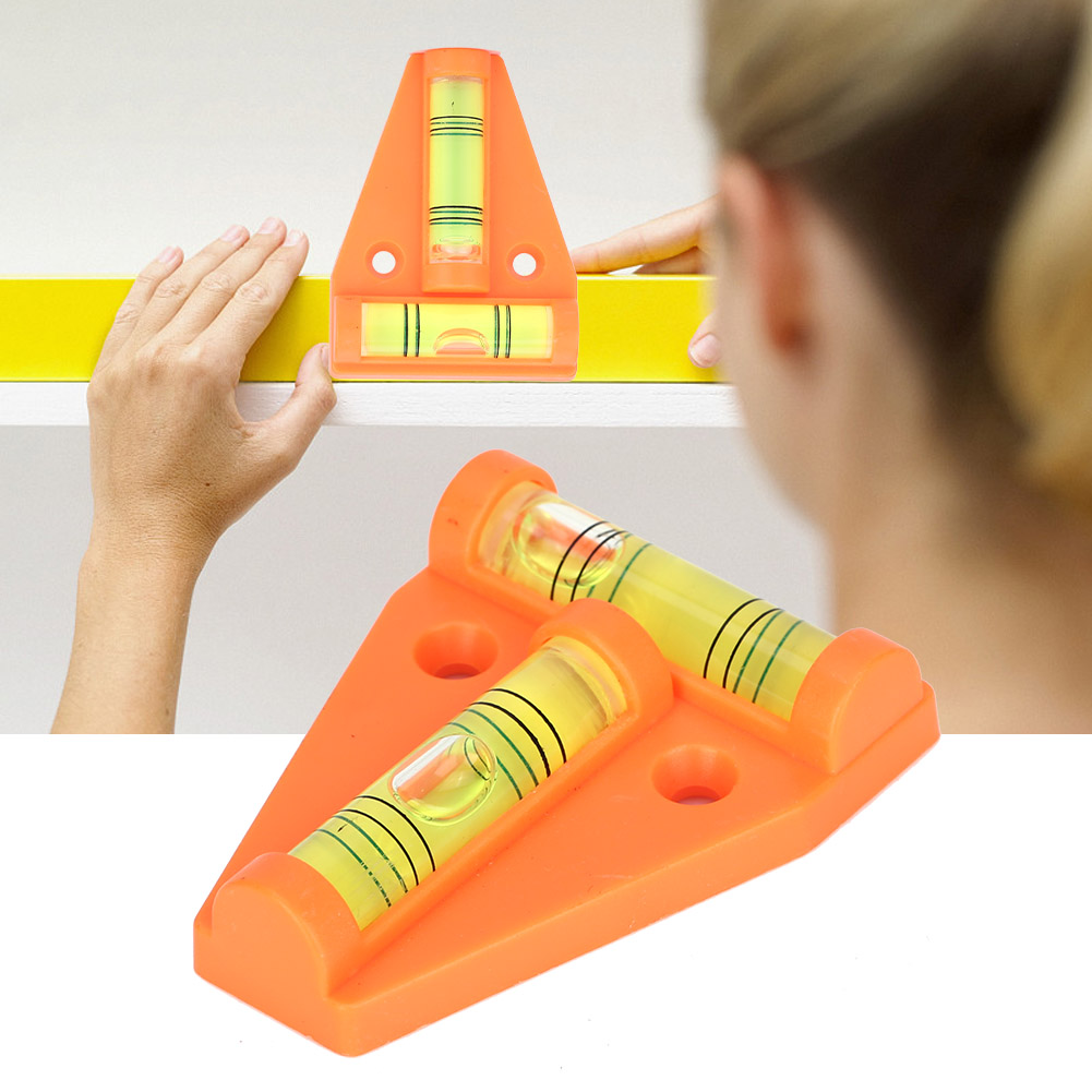 Messgerät T-förmige Wasserwaage Mit Befestigungsloch, Messwerkzeug Für Kameras (orange)
