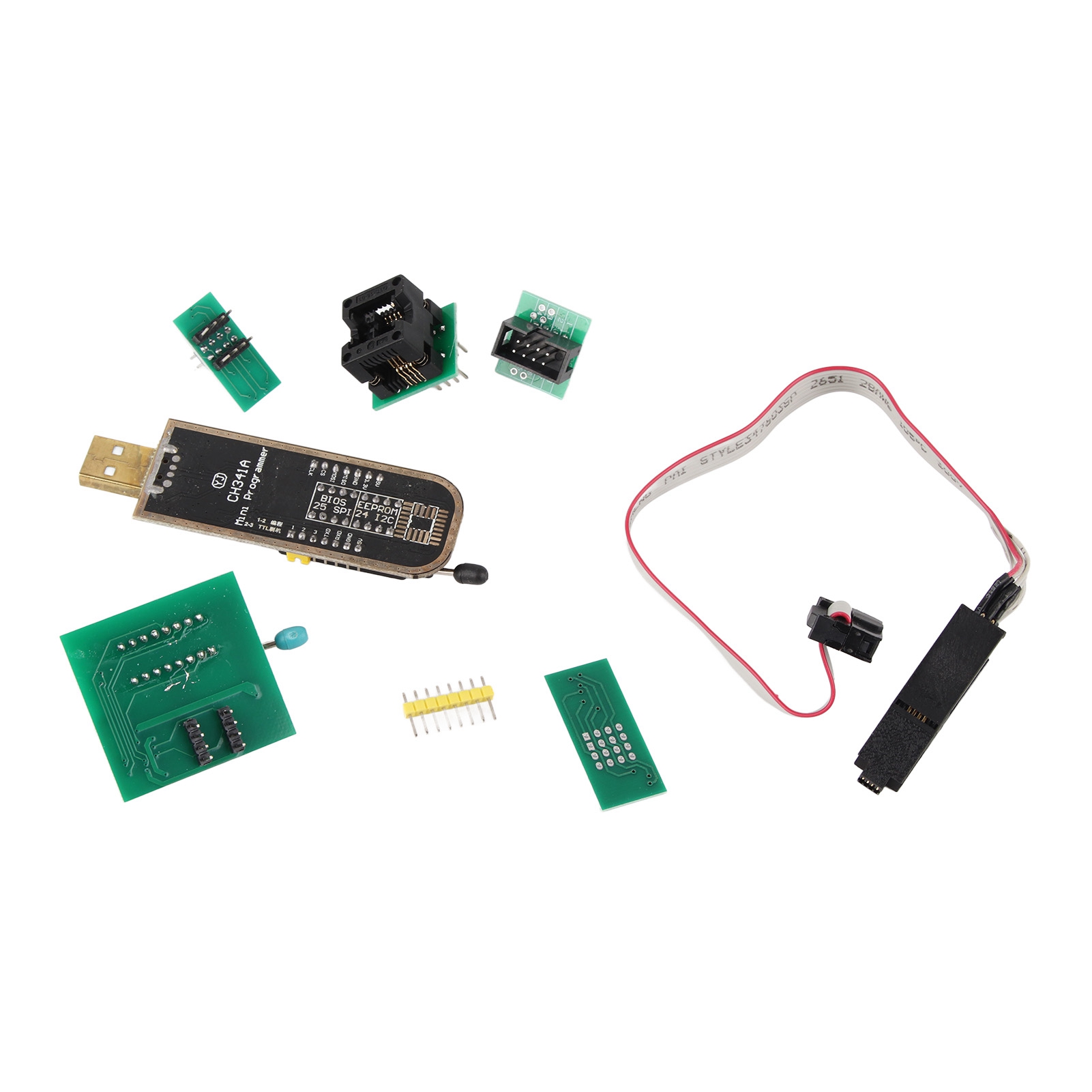 Ch341a Usb-programmiergerät Sop8 Testanschluss 1,8v Adapter Sop8 Zu Dip8 Konvertermodul