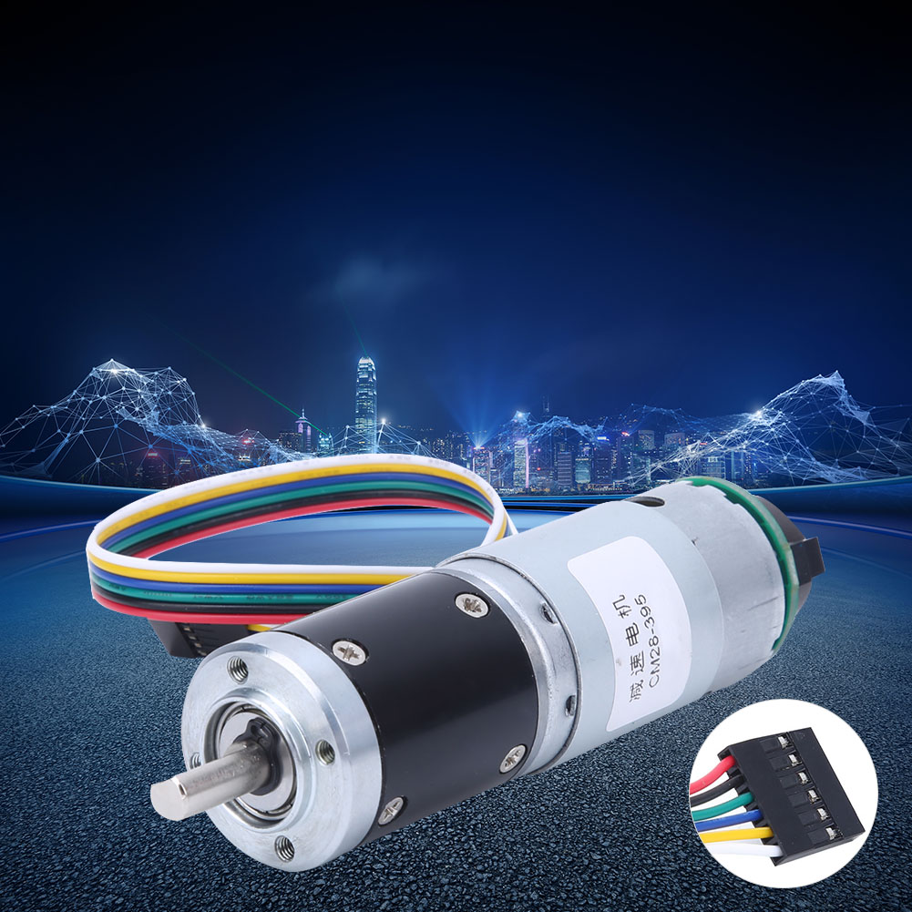 12v 330 U/min Metall-gleichstrom-getriebemotor Mit Encoder
