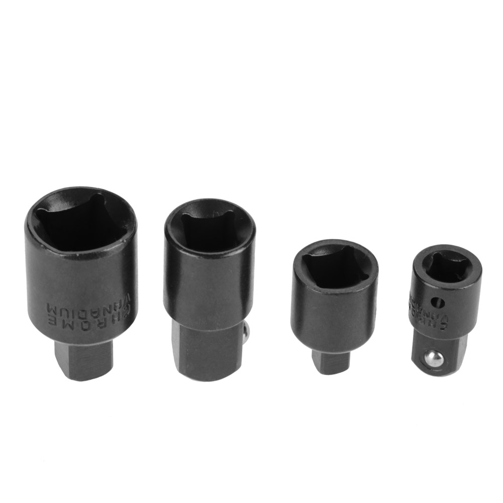Reduzierstücke Aus Schwarzem Chrom-vanadium-stahl Für 1/2", 3/8", 1/4" Steckschlüssel