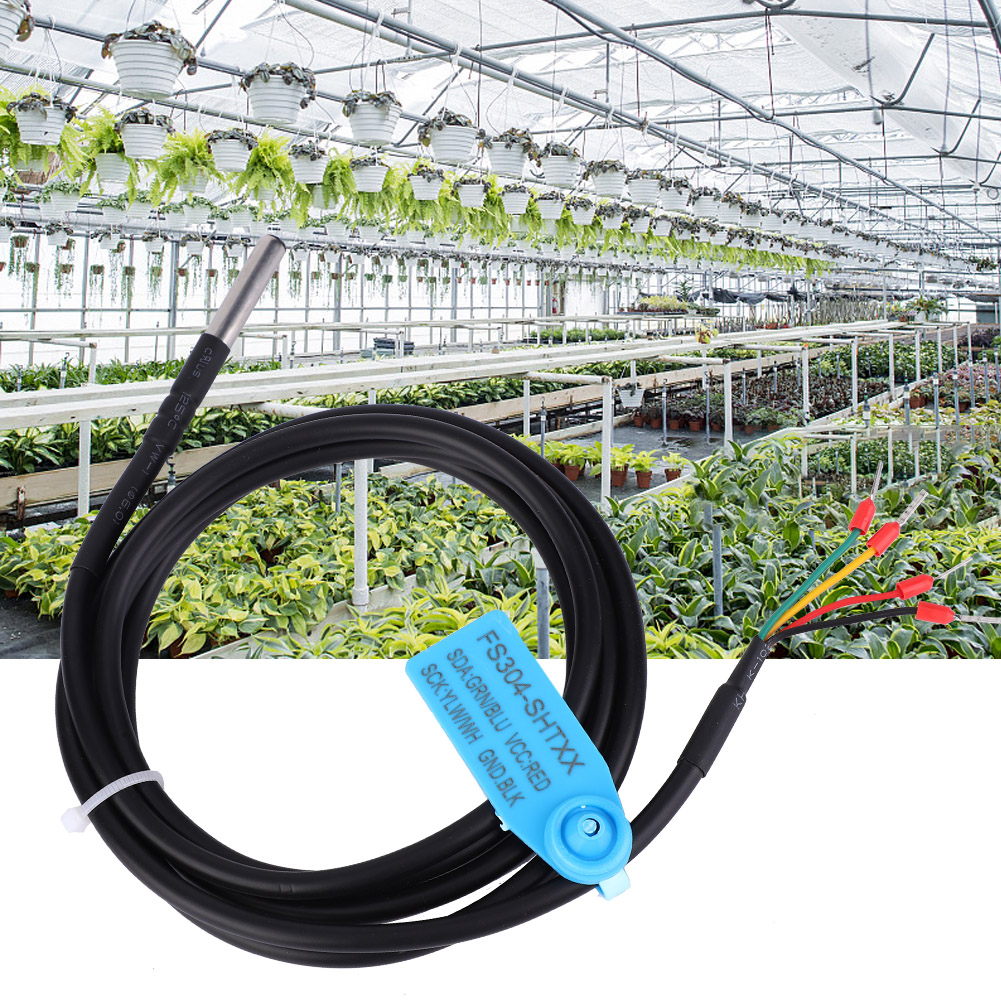 Digitaler Bodentemperatur- Und Feuchtigkeitssensor, Sensorkabeltyp, Wasserdicht, I2c-ausgang (sht21)