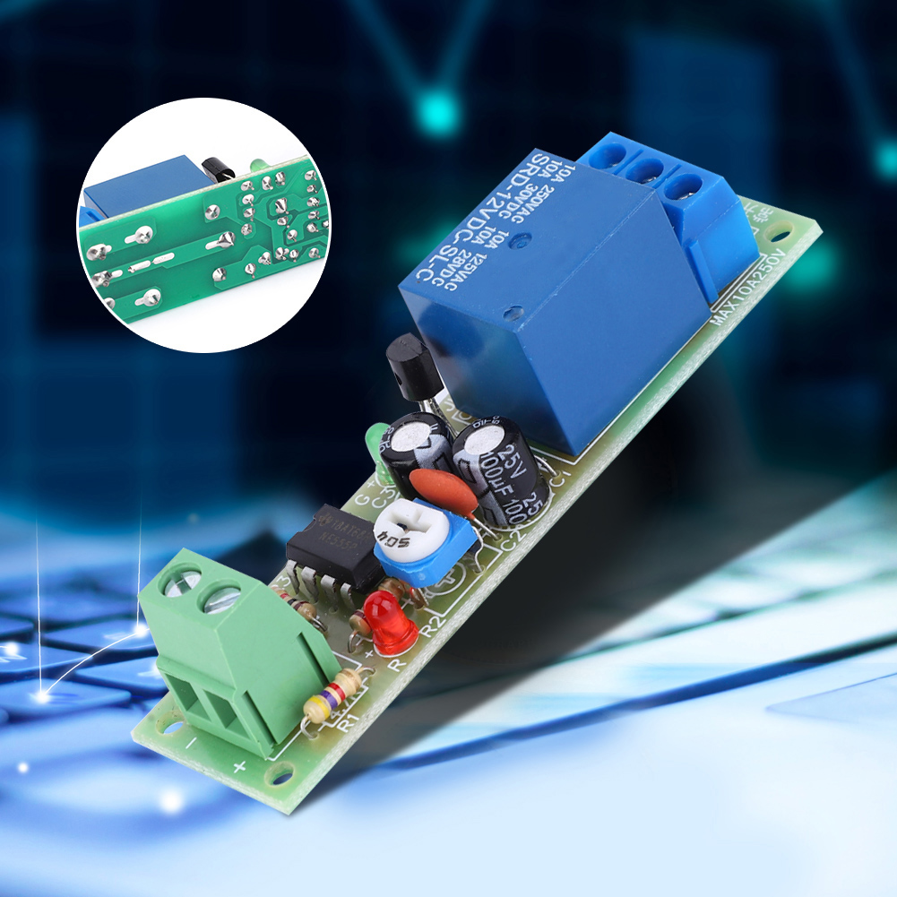 Jk02 Relais-schaltmodul Dc12v Trigger-timer-schaltplatinenmodul 5s