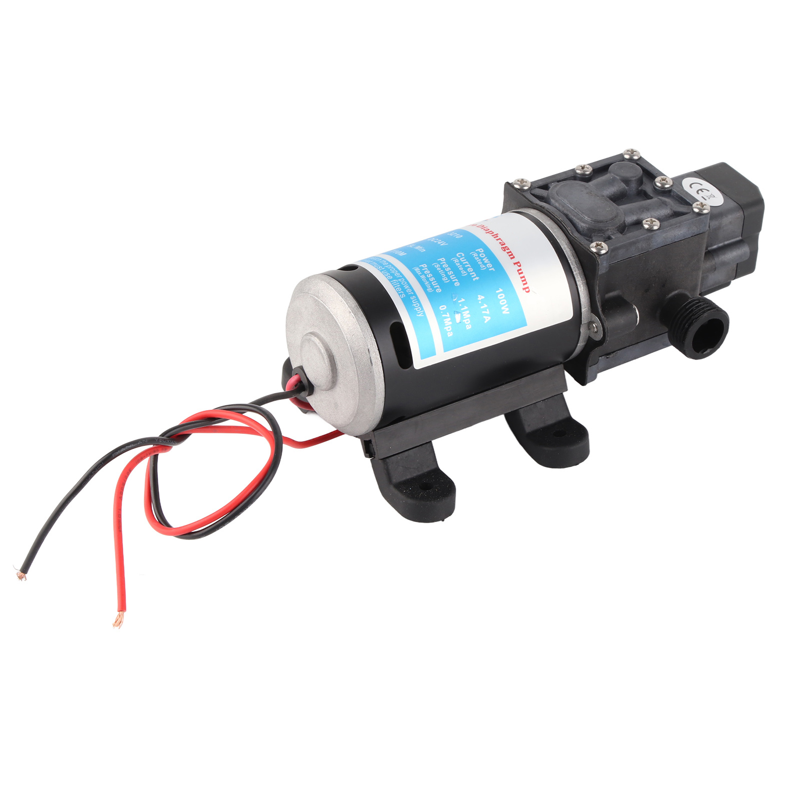 Elektrische Membran-druckwasserpumpe Mit Selbstansaugfunktion Und Druckschalter, 24 V, 100 W