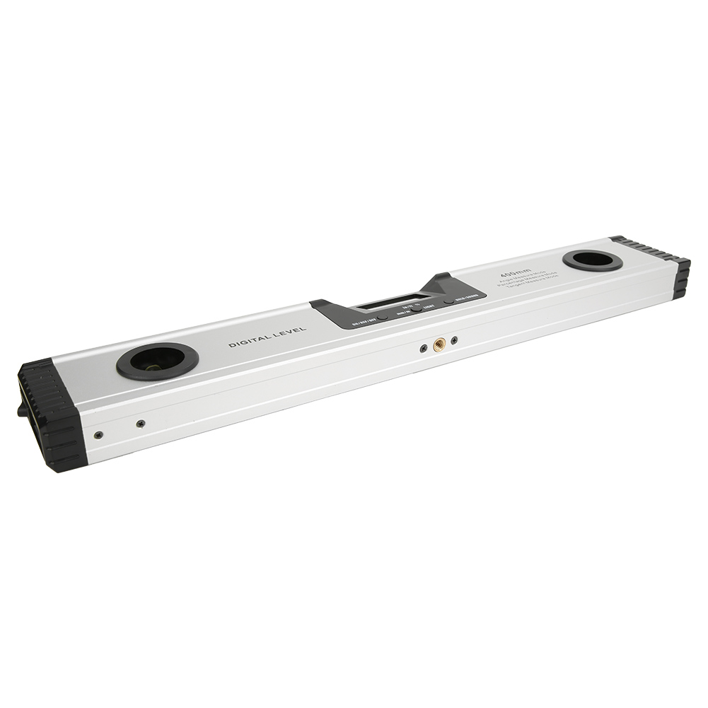 400 Mm Digitale Laserwasserwaage Mit Hintergrundbeleuchtung, Horizontalen Und Vertikalen Libellen Und Magnetischer Wasserwaage