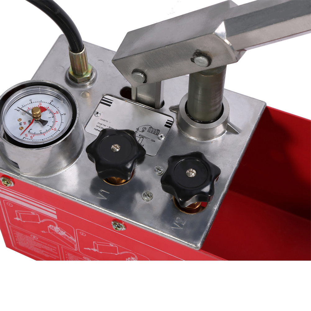 Manuelle Hydraulische Rohrdruckprüfpumpe, Leckageprüfgerät Für Wasserleitungen