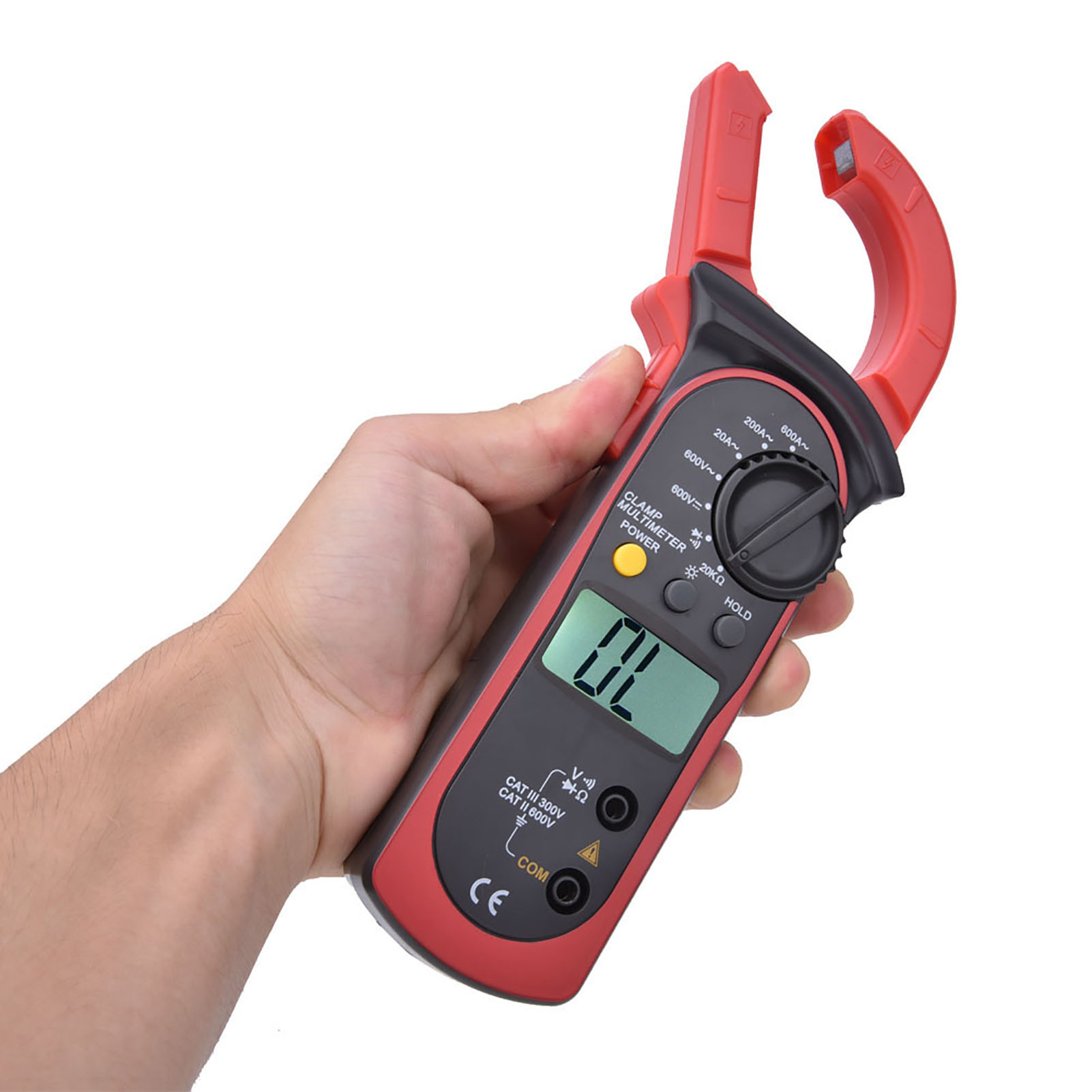Uni T Ut200b Digitales Handzangenmessgerät Mit 1999 Zählpunkten, Spannungs-, Strom- Und Widerstandsmessung