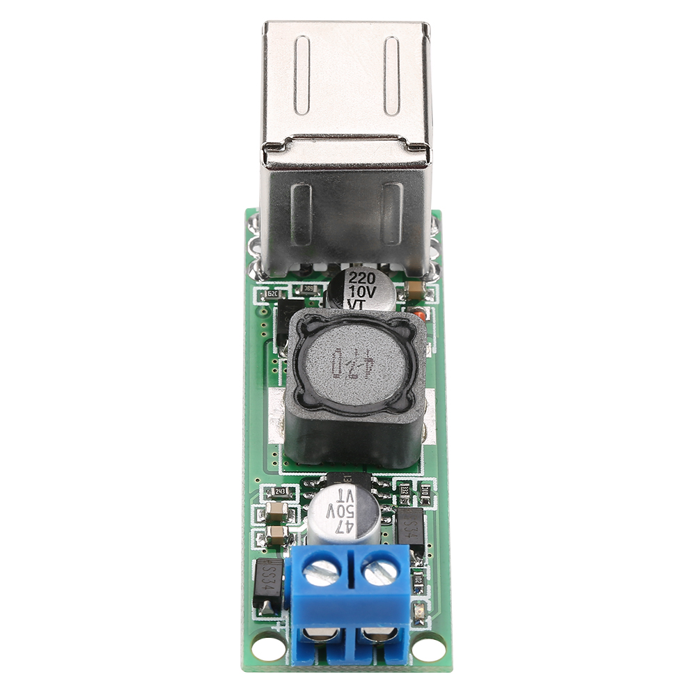 Dc/dc-abwärtswandler (buck-modul) 6–35 V Auf 5 V, 3 A, Zwei Usb-anschlüsse