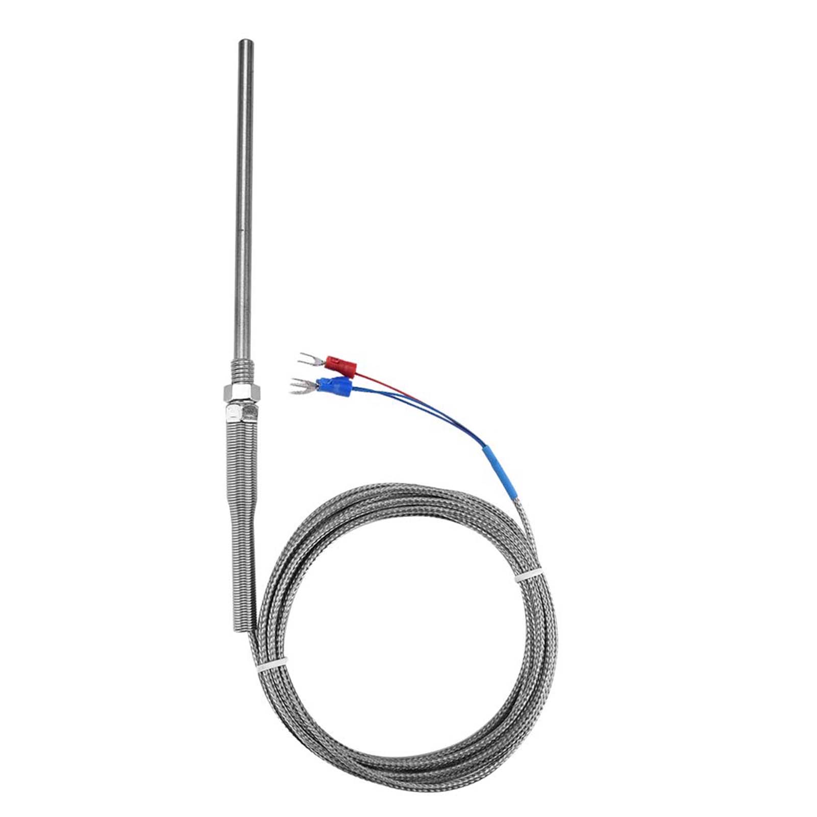M8-gewinde Pt100 Platin-widerstandsthermoelement, 100 Mm Sonden-temperatursensorkabel 0-400℃ (3 M)