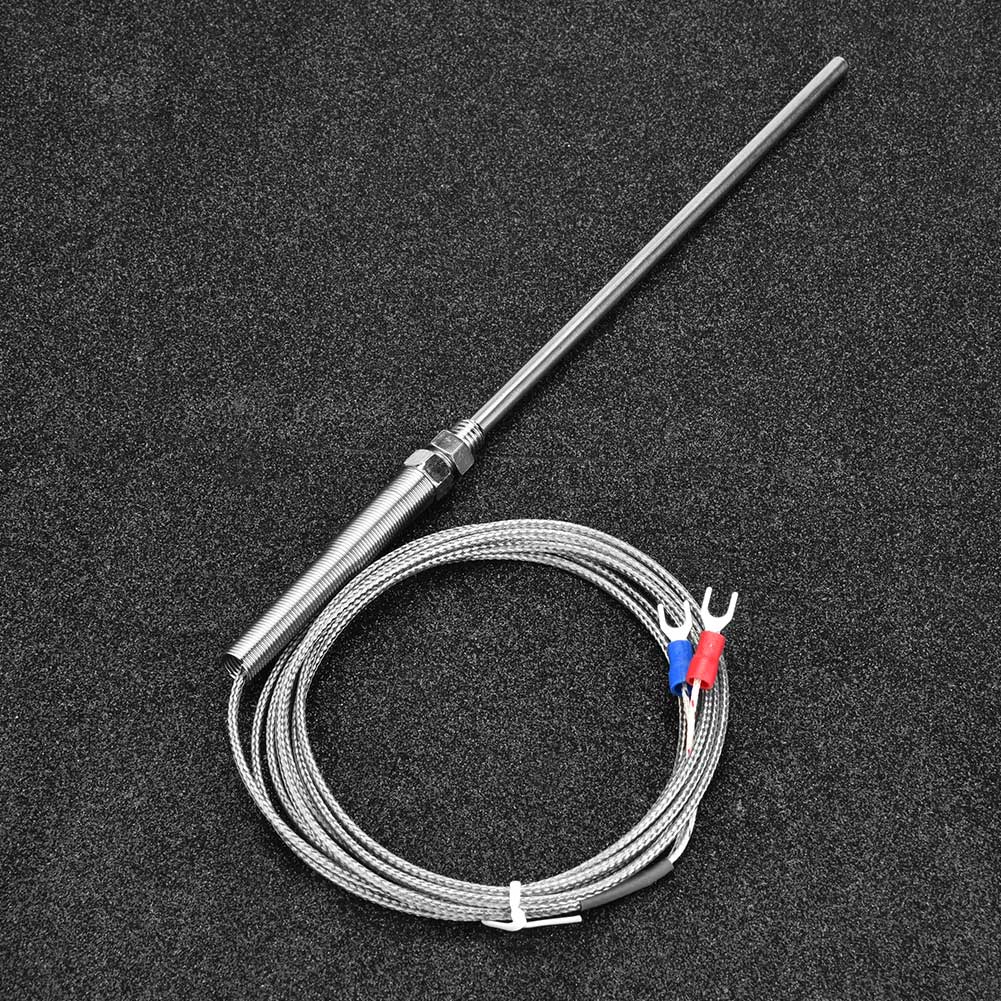 Thermoelement Typ K Mit M8-gewinde, 150 Mm Sonde, Temperaturfühlerkabel 0–400 °c (2 M)