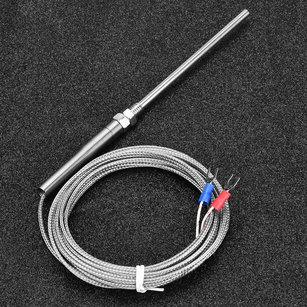 Thermoelement Typ K Mit M8-gewinde, 100 Mm Sonden-temperaturfühlerkabel 0-400℃ (4 M)