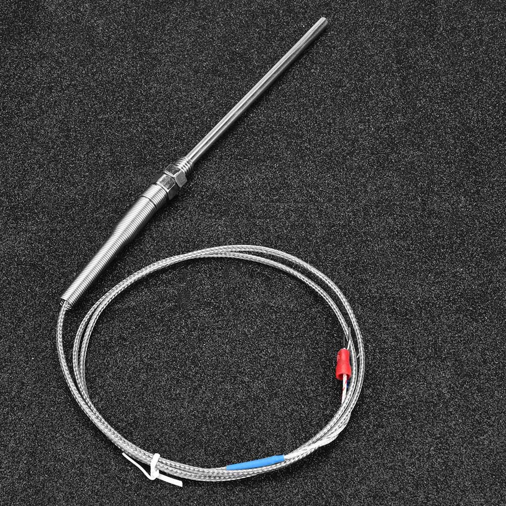Thermoelement Typ K Mit M8-gewinde, 100 Mm Sonden-temperaturfühlerdraht 0-400℃ (1 M)