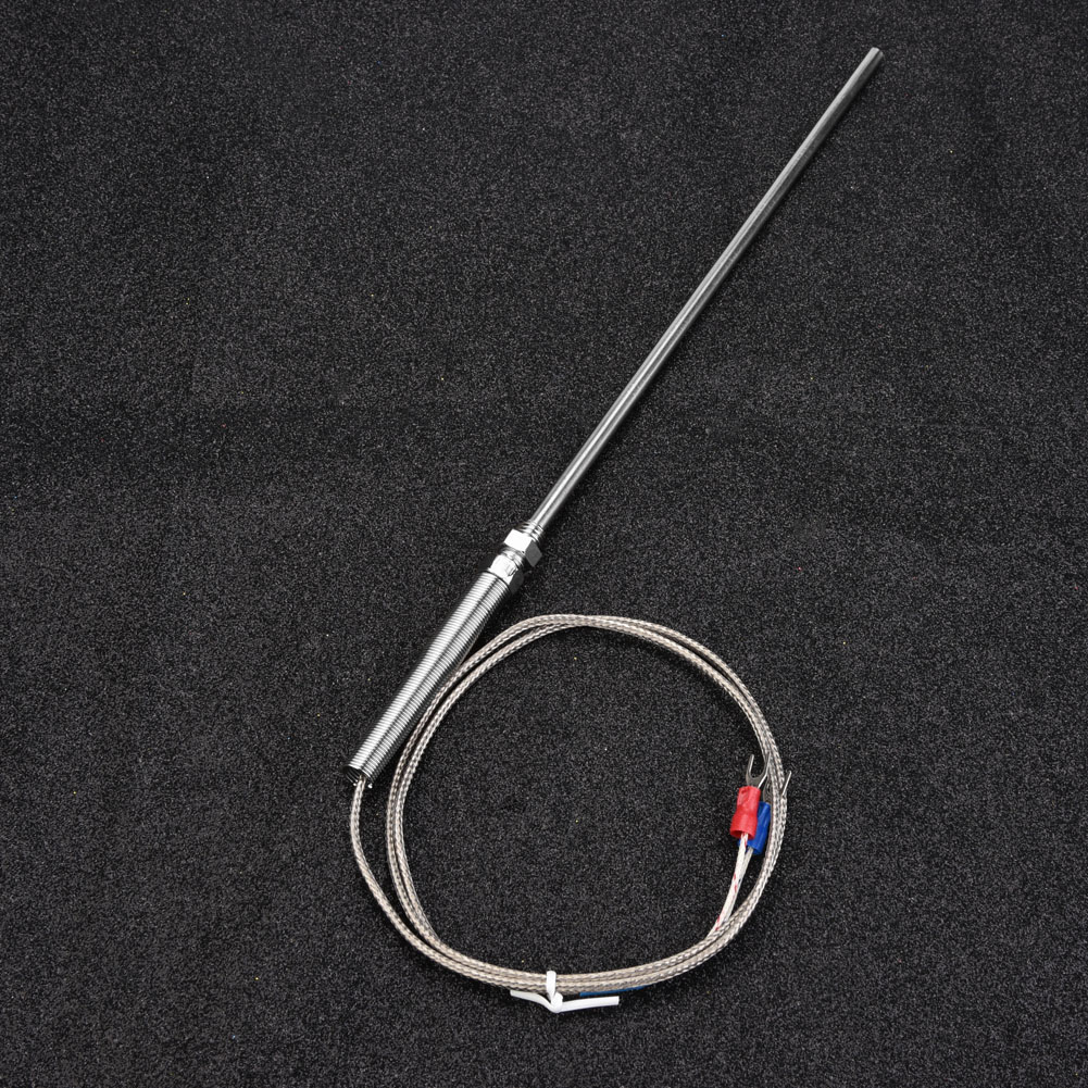Thermoelement Typ K Mit M8-gewinde, 200 Mm Sonde, Temperaturfühlerdraht 0-400℃ (1 M)
