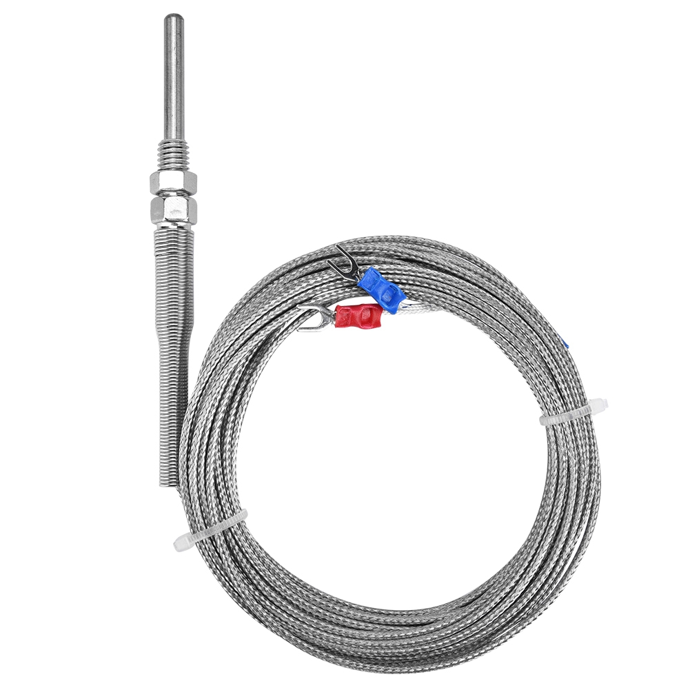 Thermoelement Typ K Mit M8-gewinde, 30 Mm Sonde, Temperaturfühlerdraht 0–400 °c (5 M)