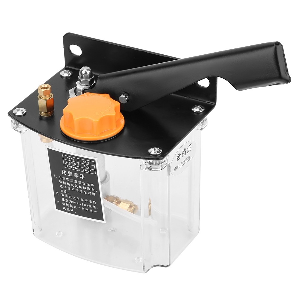 Hp-5r Handschmierpumpe, Rechtsantrieb, 650 Cm³, Für Cnc-werkzeugmaschinen