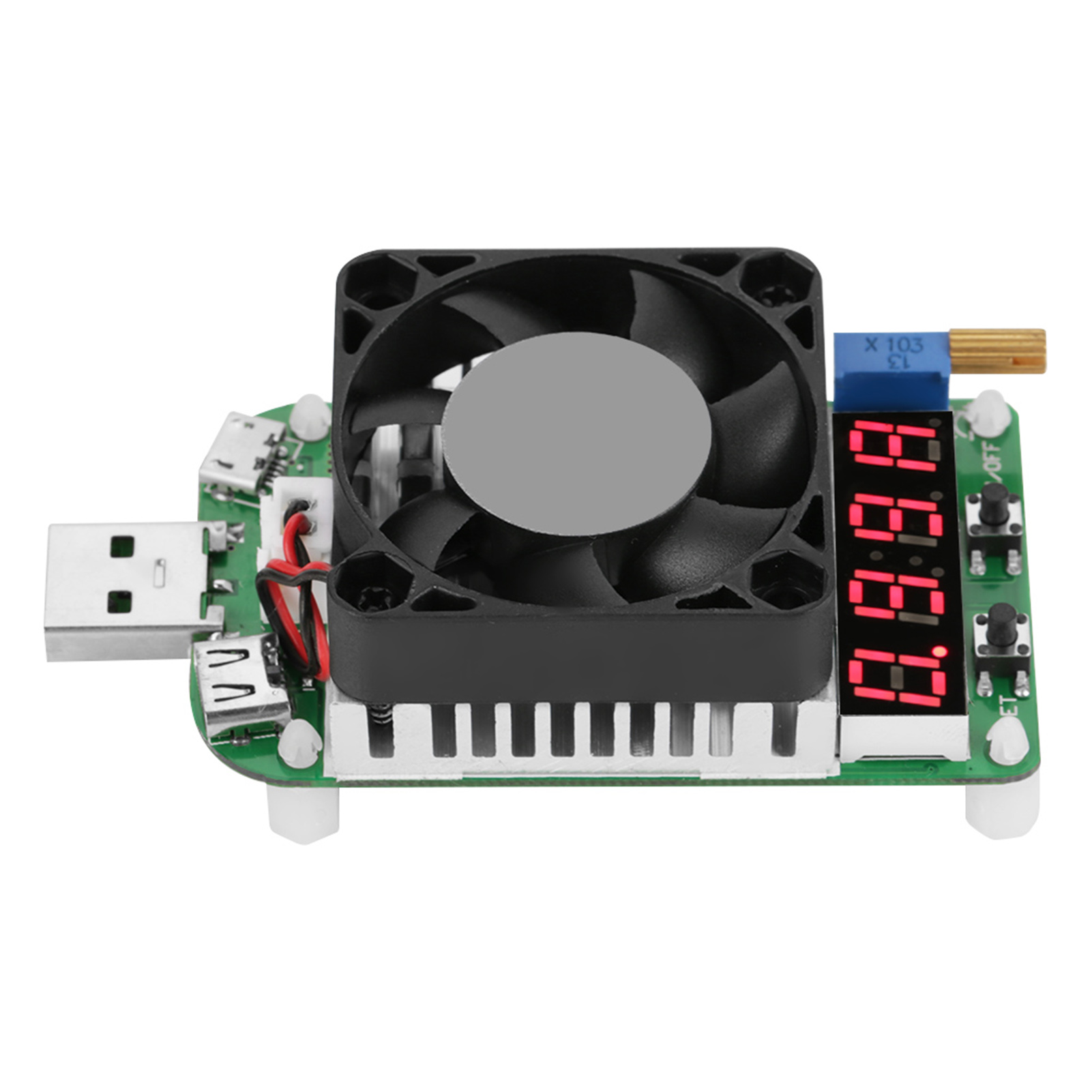 Ld35 Usb Elektronisches Lastmessgerät Mit Digitalanzeige, Batterietestgerät, Einstellbarer Widerstand, Spannungs- Und Strommessgerät