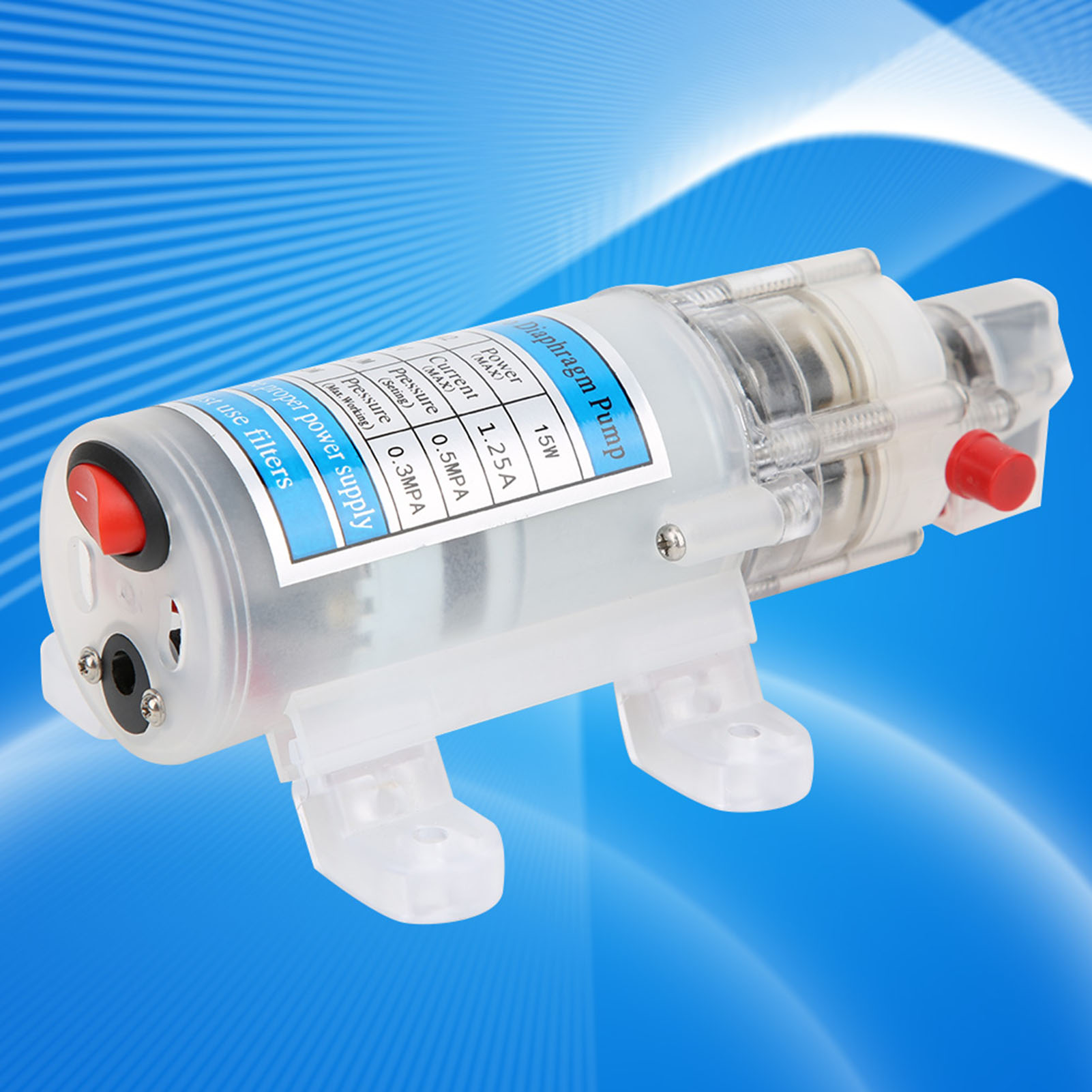 12v 15w Leise, Lebensmittelechte Wasserpumpe, Selbstansaugend, Gleichstrom-mikromembranpumpe