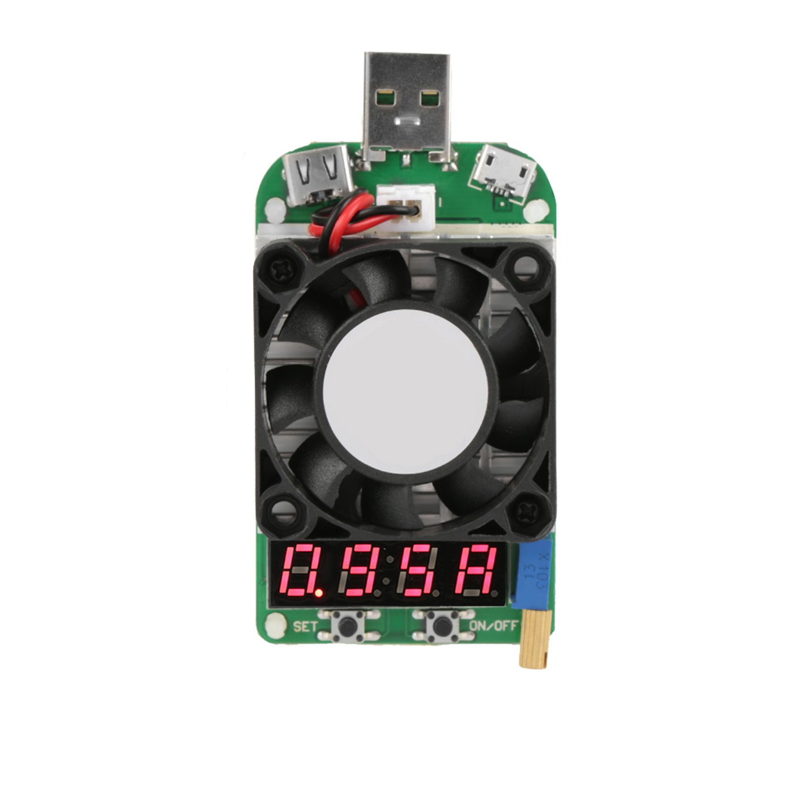 Ld25 Usb Elektronisches Lastmessgerät Mit Digitalanzeige, Batterietestgerät, Einstellbarer Widerstand, Spannungs- Und Strommessgerät
