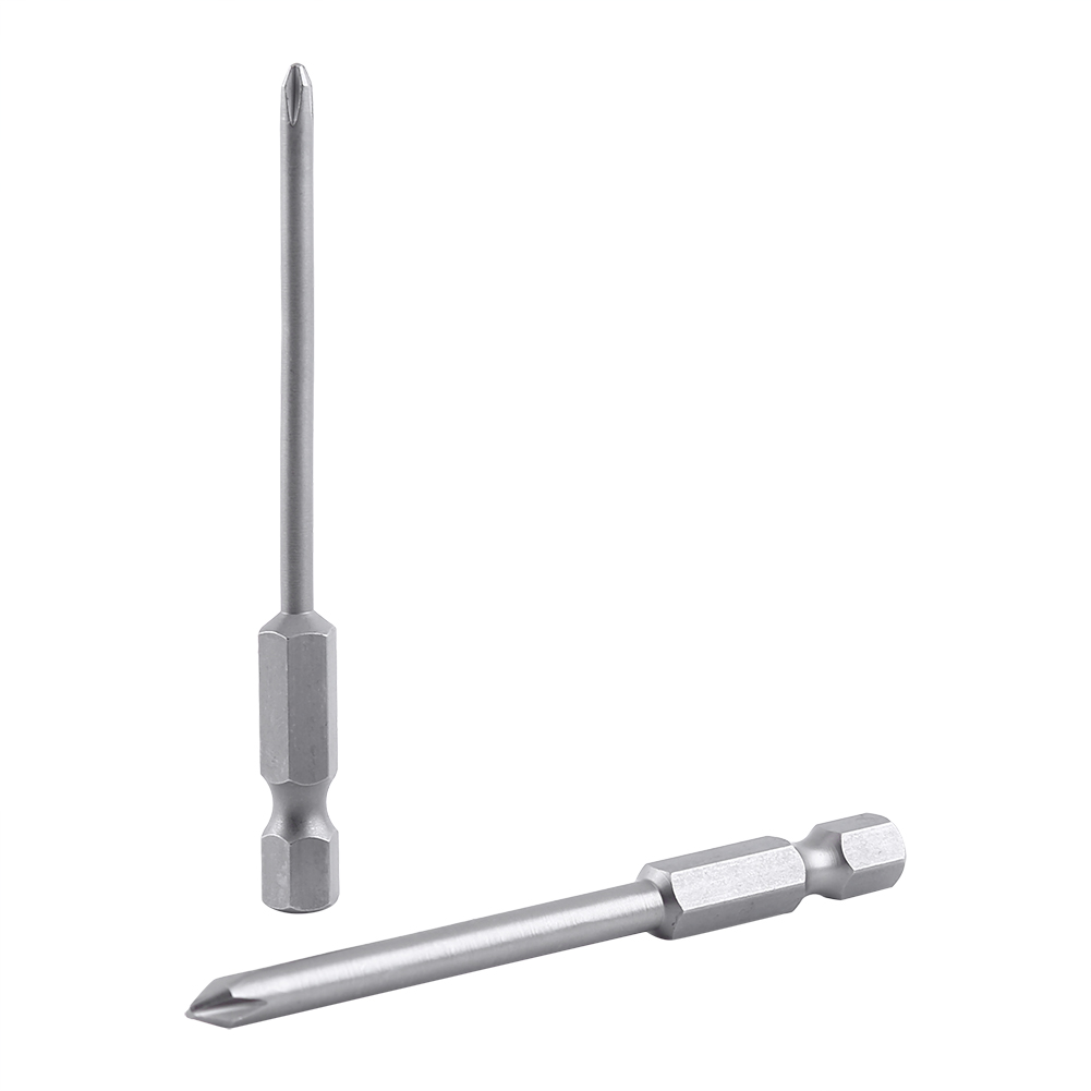 8-teiliges Magnetisches Sechskant-schraubendreher-bit-set Mit Kreuzschlitzkopf, 75 Mm 1/4"-schaft
