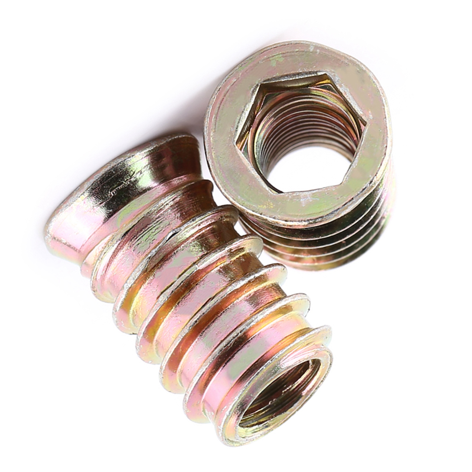 Sechskantmuttern Aus Kohlenstoffstahl Für Holzmöbel, Gewinde (m10 25 Mm)