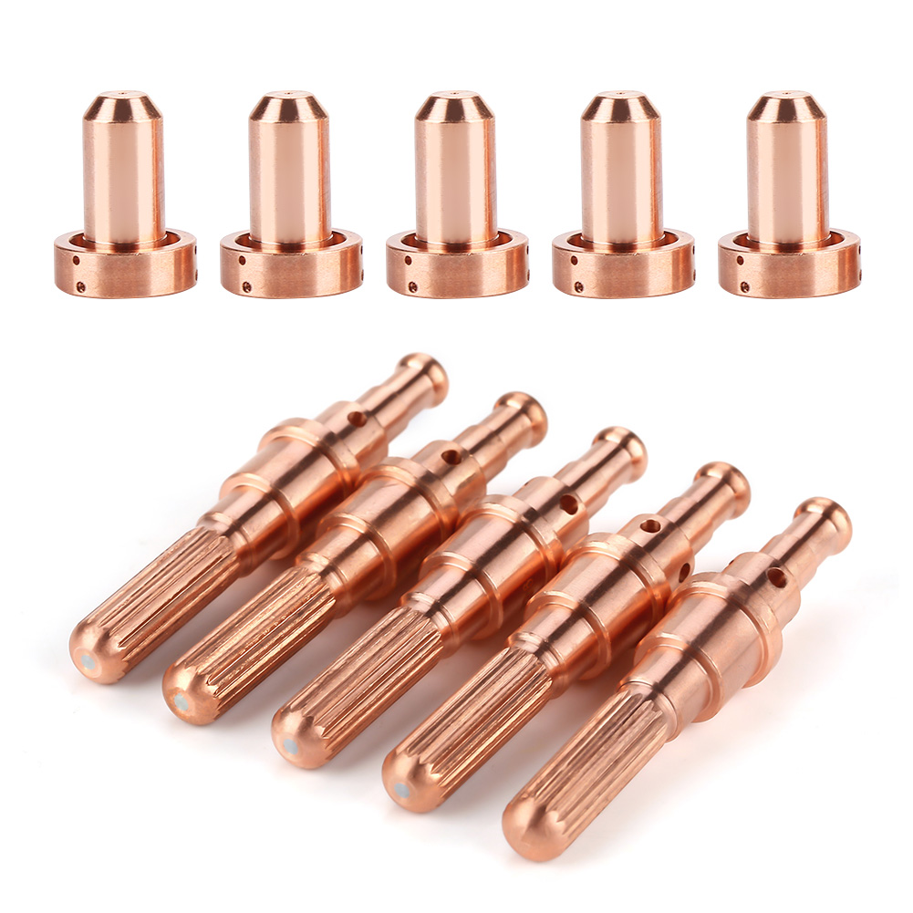 Stück 9-8215 Elektroden, 5 Stück 9-8207 Düsenspitzen Für Thermal Dynamics Sl60/100 Plasmabrenner