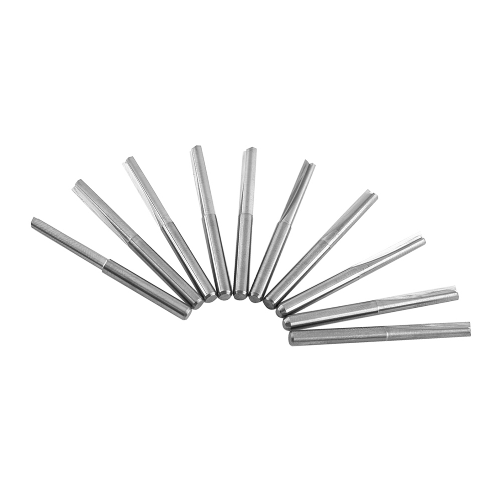 10 Stück 3,175 Mm Cnc-fräswerkzeuge, Zweischneidig
