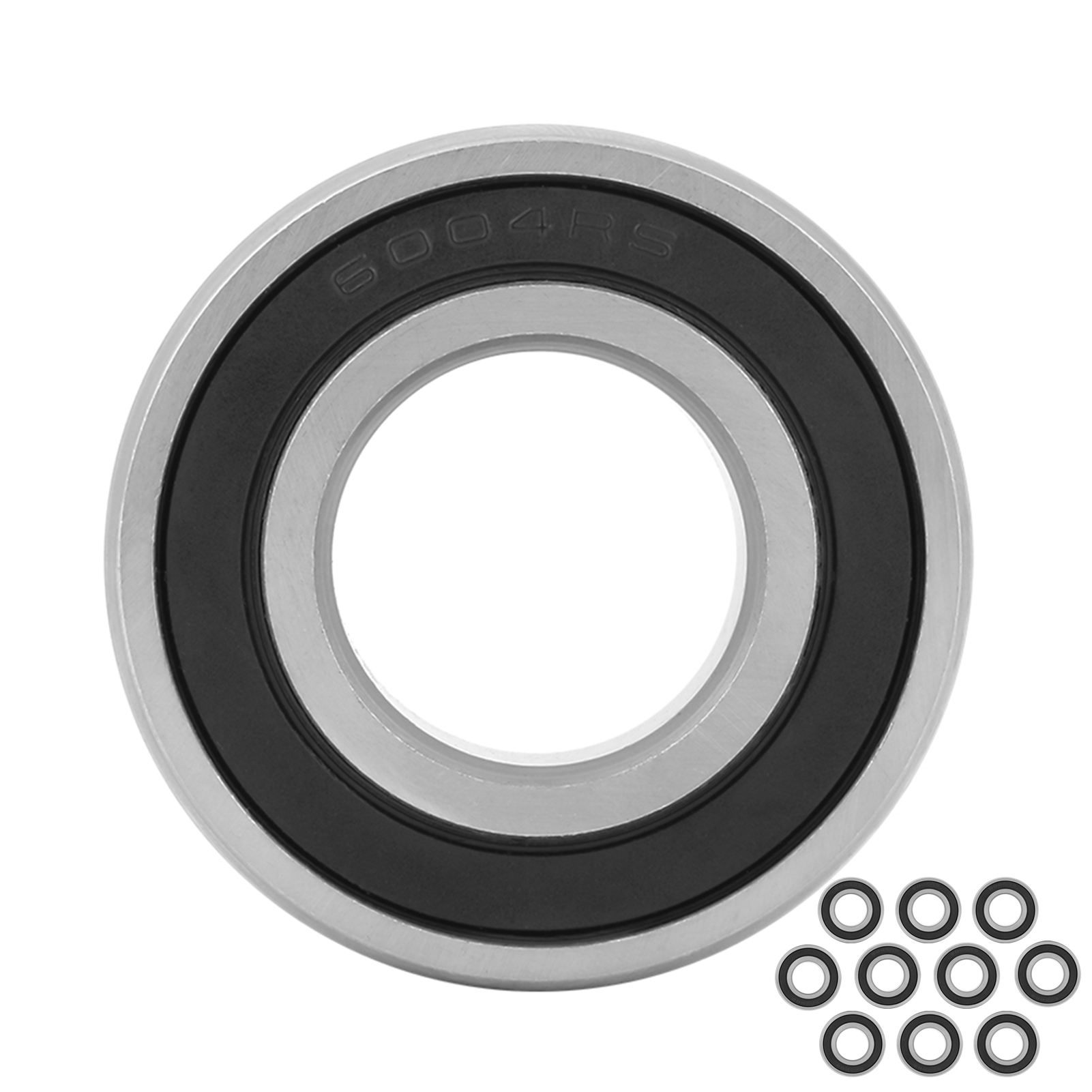 10 Stück 6004-2rs1 Gummigedichtete Rillenkugellager 20x42x12 Mm