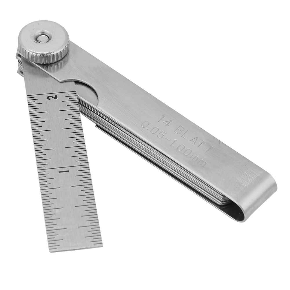 75 Mm Edelstahl-fühlerlehre, Schweißnahtinspektionswerkzeug (0,05-1,00 Mm)